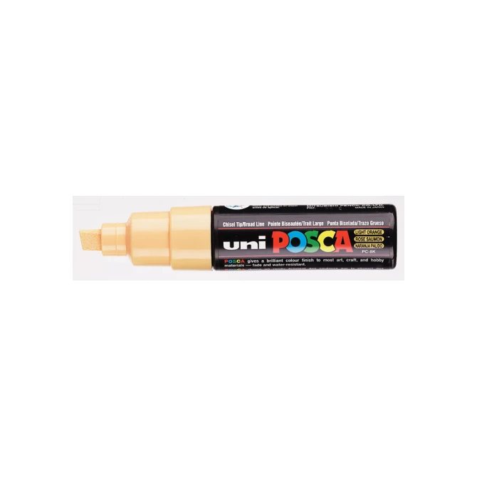 Paintmarker Uni POSCA PC8K breed schuin zalmroze