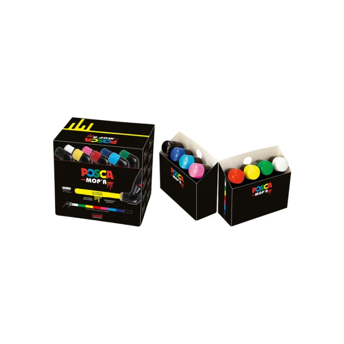 Paintmarker Uni POSCA PCM22 Mop'r assorti set à 8 stuks