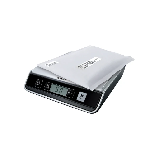 Pakketweger Dymo M10 digitaal tot 10 kilogram zilver/zwart