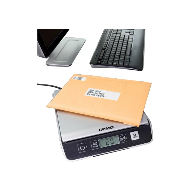 Pakketweger Dymo M10 digitaal tot 10 kilogram zilver/zwart