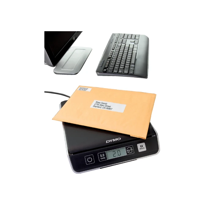 Pakketweger Dymo M5 digitaal tot 5000 gram zwart
