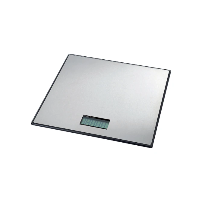 Pakketweger MAUL Global 50kg metalen plateau 32x32cm inclusief batterij zwart