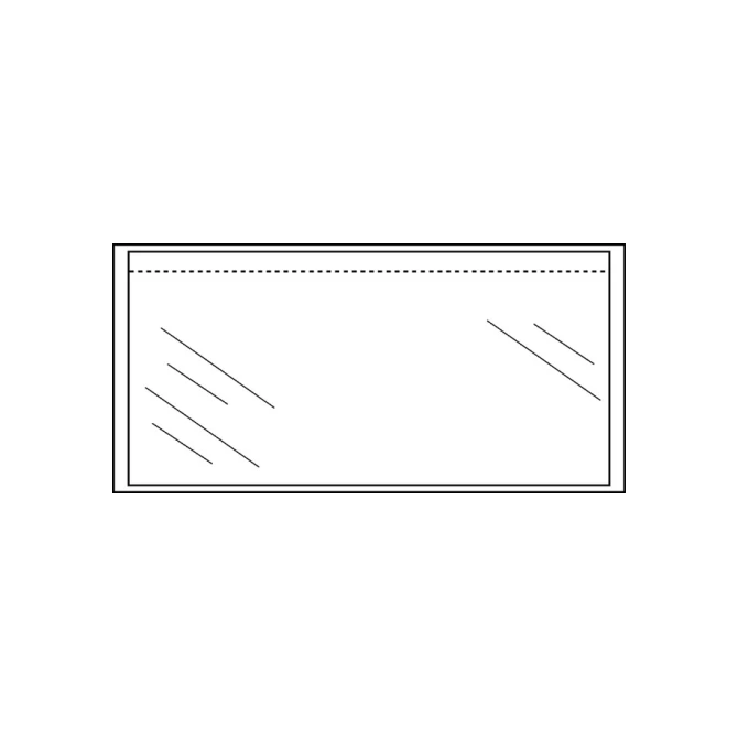 Paklijstenvelop Quantore zelfklevend onbedrukt 225x122mm 1000 stuks