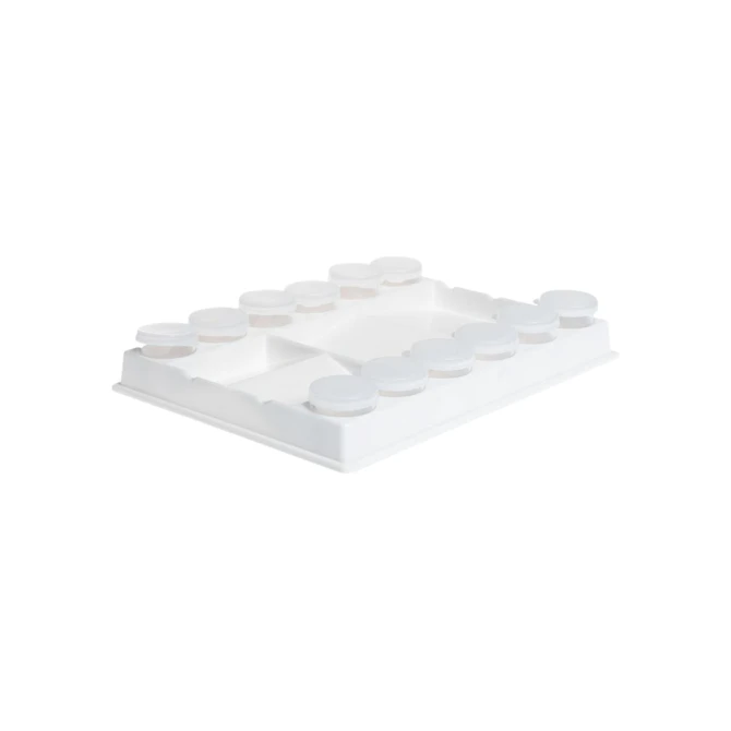 Palet Conda 20 x 15 x 3 cm plastic wit