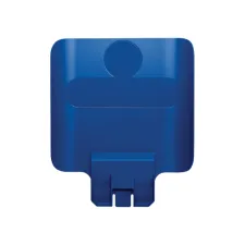 Paneel Rubbermaid Slim Jim Recyclestation voor label blauw