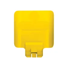 Paneel Rubbermaid Slim Jim Recyclestation voor label geel