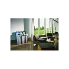Paneel Rubbermaid Slim Jim Recyclestation voor label grijs