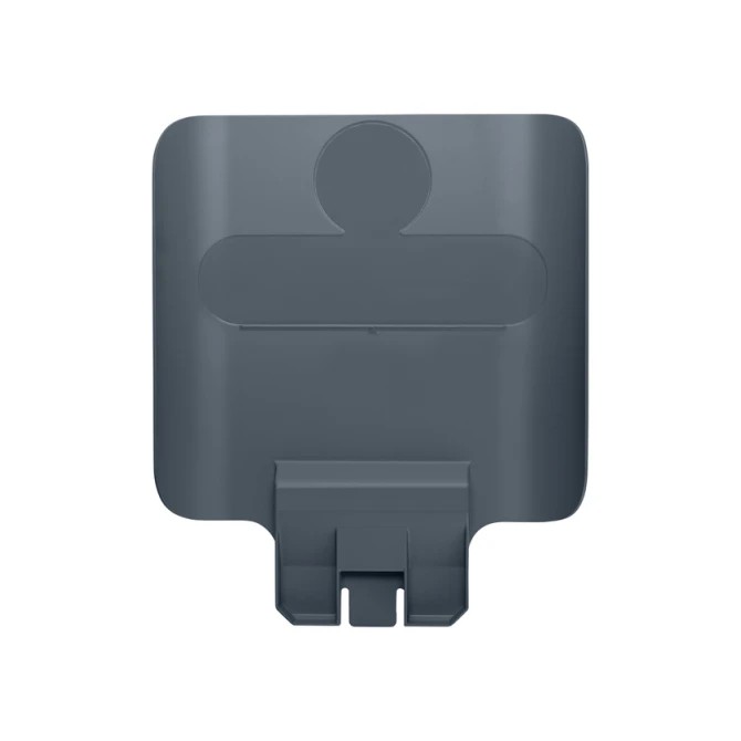 Paneel Rubbermaid Slim Jim Recyclestation voor label grijs