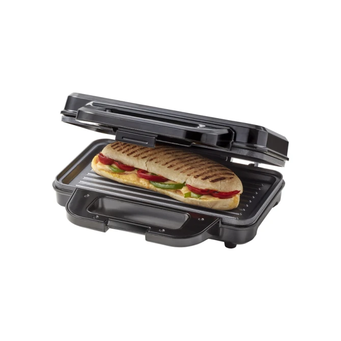 Panini grill Tomado zwart/RVS