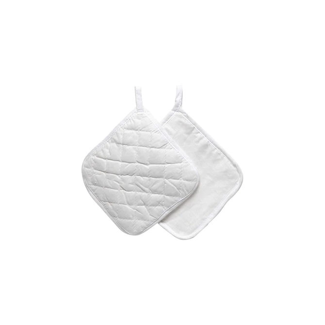Pannenlappen Creativ Company 20x20cm wit