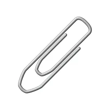 Paperclip Alco 26mm hoekig verzinkt 100stuk