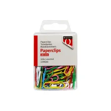 Paperclip Quantore 28mm 100 stuks assorti