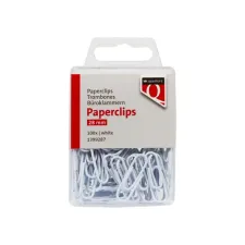 Paperclip Quantore 28mm 100 stuks wit