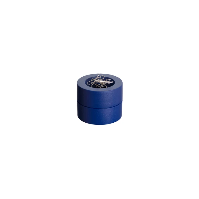 Papercliphouder MAUL Pro magnetisch Ø73x60mm blauw