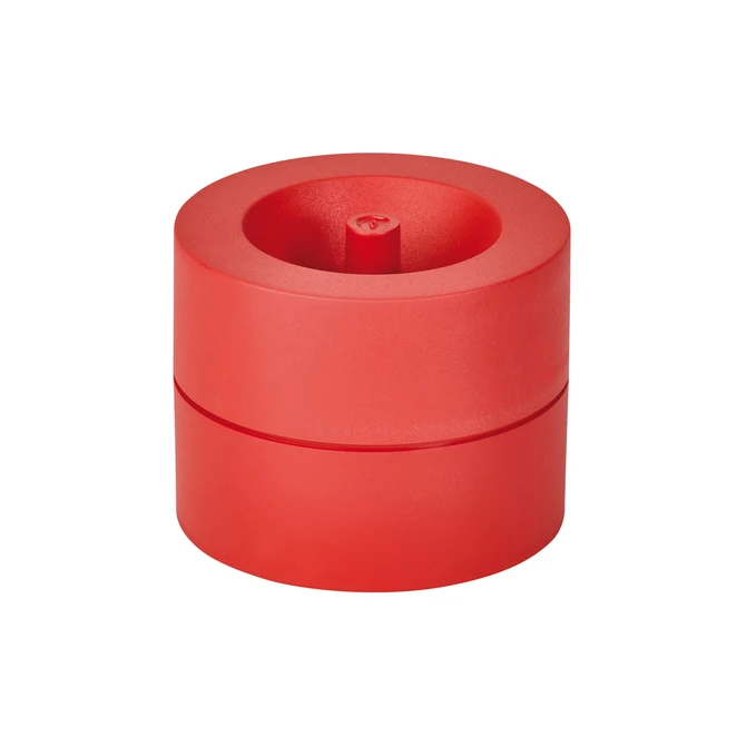 Papercliphouder MAULpro magnetisch recycled Ø73x60mm rood
