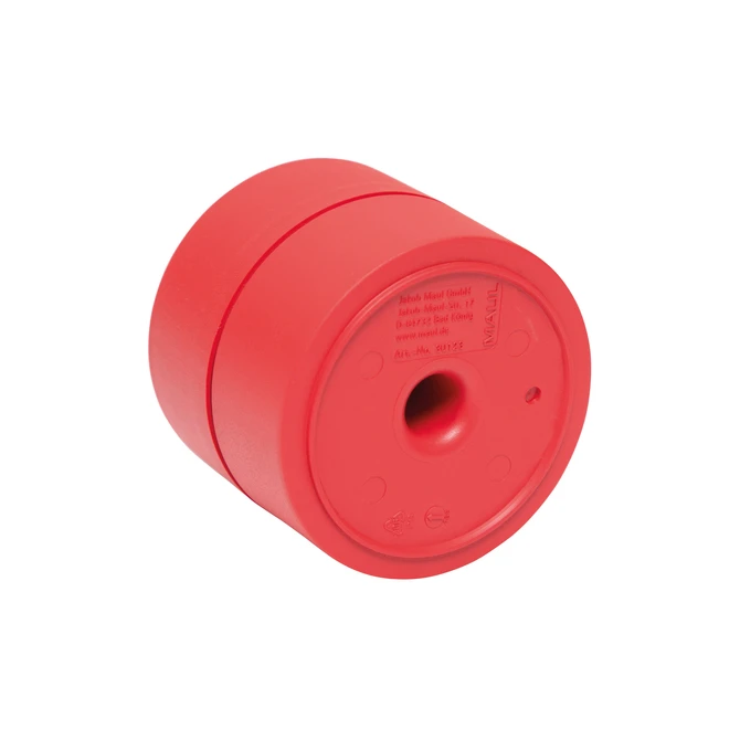 Papercliphouder MAULpro magnetisch recycled Ø73x60mm rood