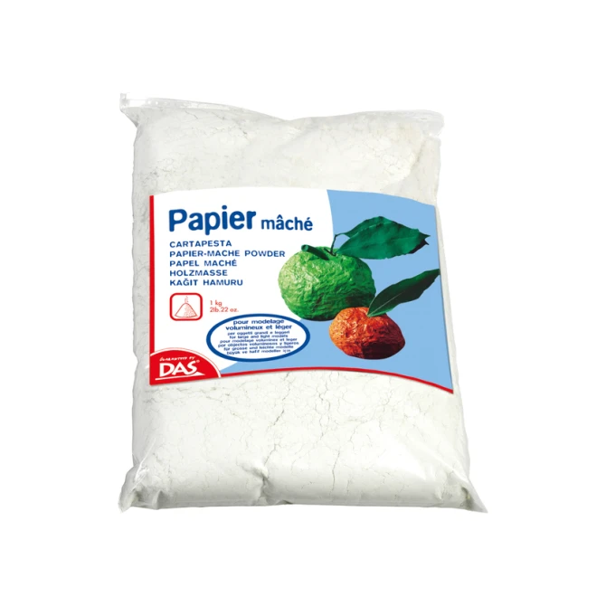 Papier-maché DAS poeder 1000 gram wit