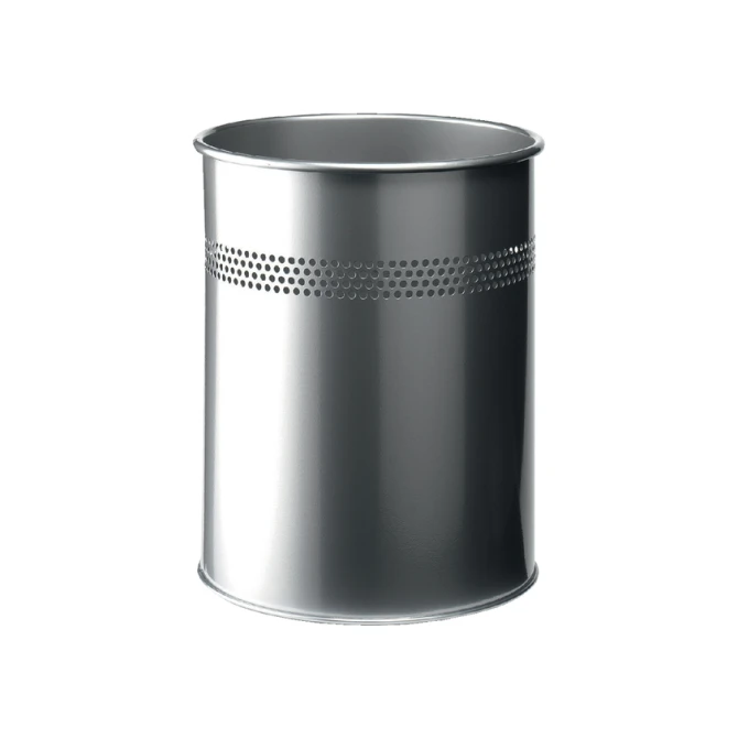 Papierbak Durable 3300-23 15 liter 30mm perforatie zilver
