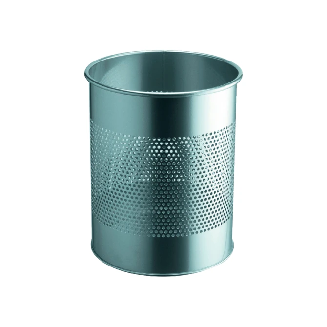Papierbak Durable 3310-23 15 liter 165mm perforatie zilver