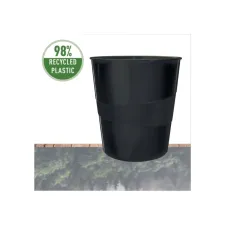 Papierbak Leitz Recycle range 15liter zwart Papierbak Leitz Recycle range 15liter zwart