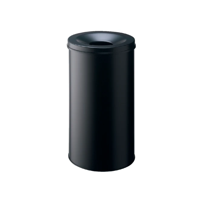 Papierbak met vlamdover Durable 3307-01 rond 60liter zwart