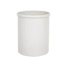 Papierbak Vepabins rond 15liter grijswit