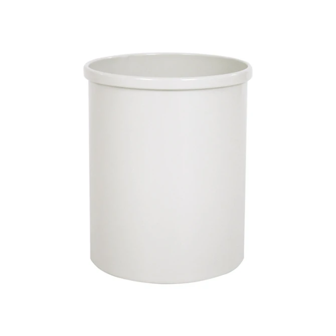 Papierbak Vepabins rond 15liter grijswit