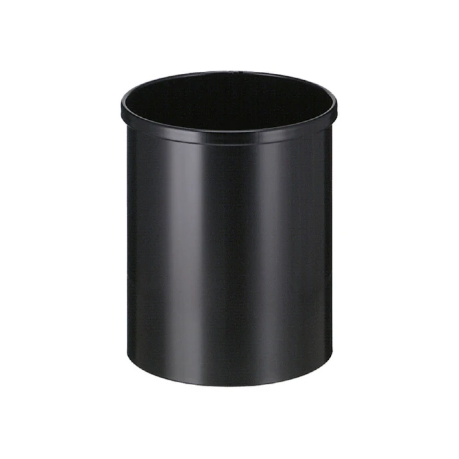 Papierbak Vepabins rond Ø25.5cm 15 liter zwart