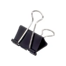 Papierklem MAUL 213 Foldback 32mm zwart 12 stuks