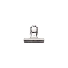 Papierklem MAUL Bulldog 50mm capaciteit 20mm zilver 10 stuks