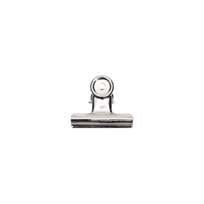 Papierklem MAUL Bulldog 50mm capaciteit 20mm zilver 10 stuks
