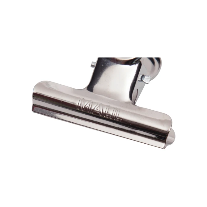 Papierklem MAUL Bulldog 50mm capaciteit 20mm zilver 10 stuks