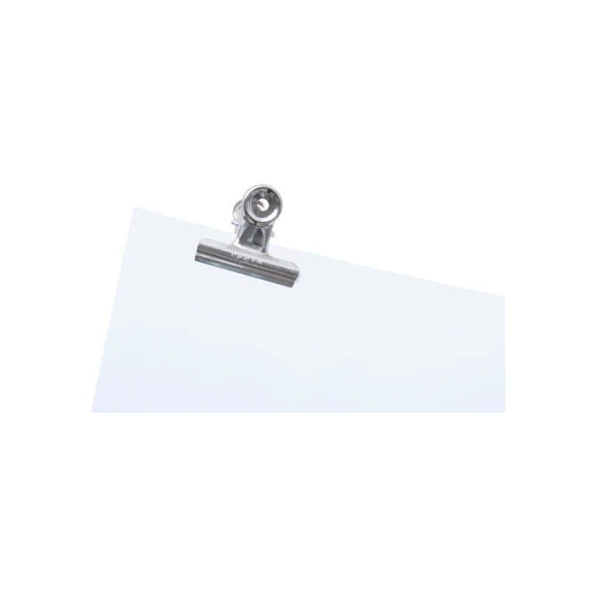 Papierklem MAUL Bulldog 50mm capaciteit 20mm zilver 10 stuks