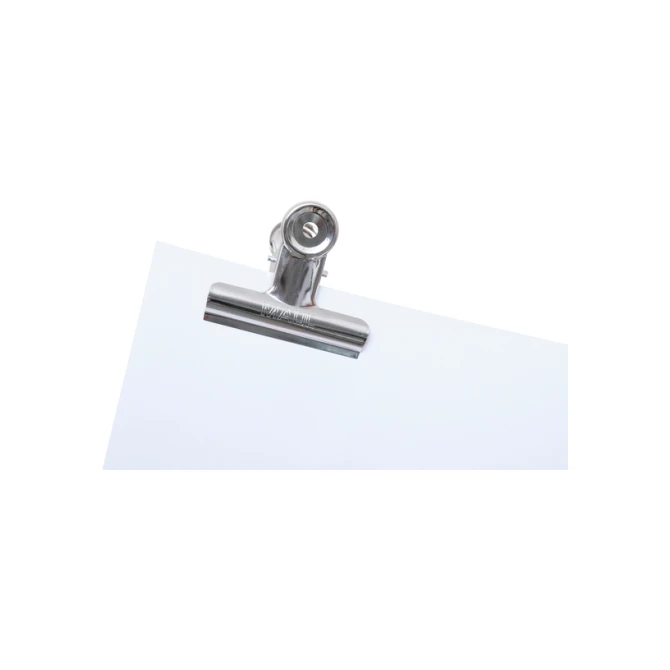 Papierklem MAUL Bulldog 70mm capaciteit 40mm zilver 5 stuks