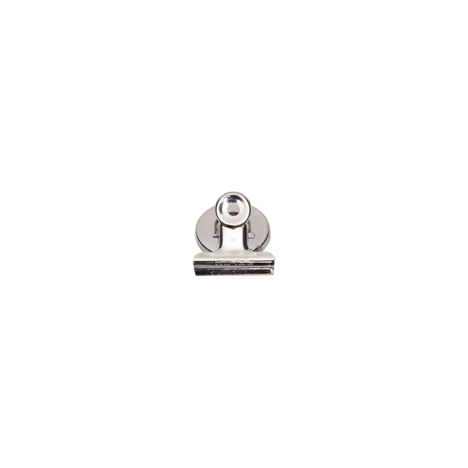 Papierklem MAUL Bulldog met magneet 30mm zilver 2 stuks