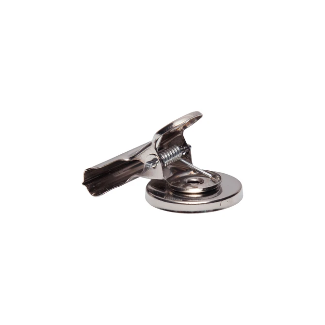Papierklem MAUL Bulldog met magneet 40mm zilver 2 stuks