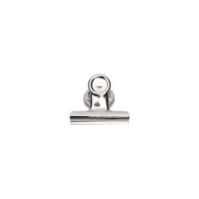 Papierklem MAUL Bulldog met magneet 52mm zilver 2 stuks