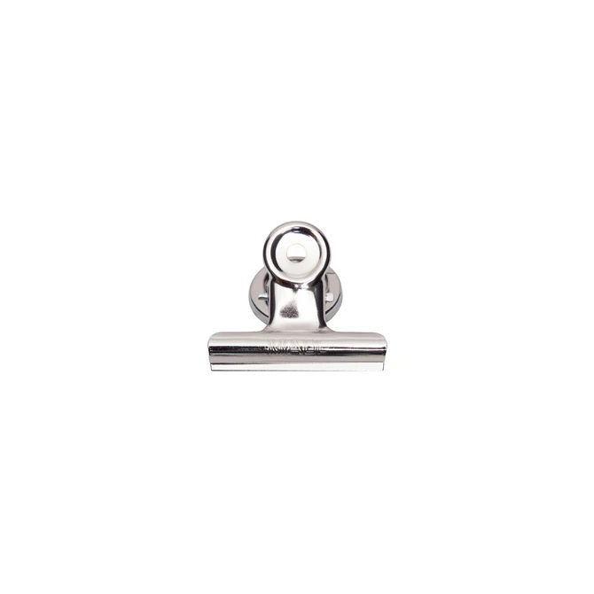 Papierklem MAUL Bulldog met magneet 52mm zilver 2 stuks
