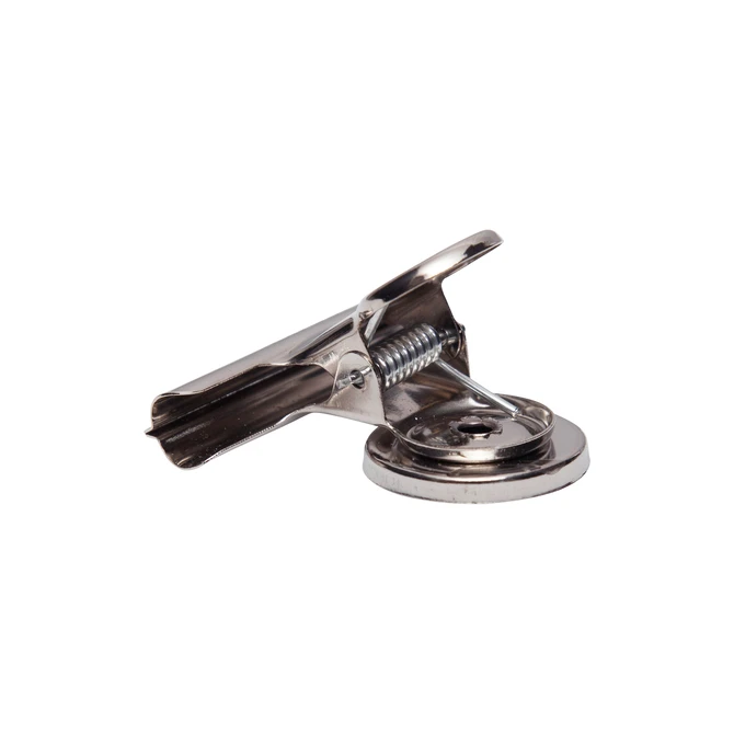 Papierklem MAUL Bulldog met magneet 52mm zilver 2 stuks