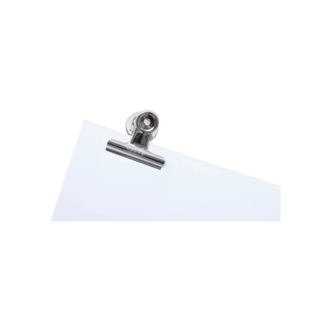 Papierklem MAUL Bulldog met magneet 52mm zilver 2 stuks