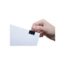 Papierklem MAUL foldback 215 13mm zwart 12 stuks