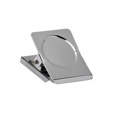 Papierklem MAUL magnetisch vierkant 40mm zilver