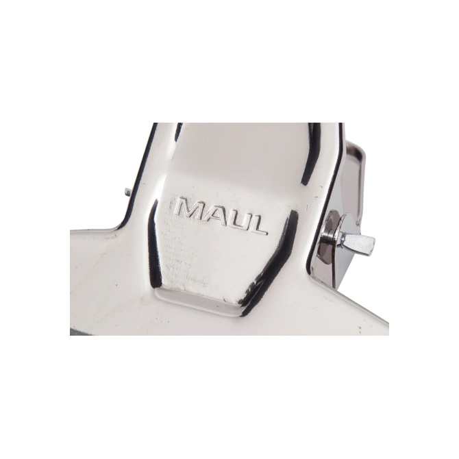 Papierklem MAUL Pro 125mm capaciteit 30mm zilver