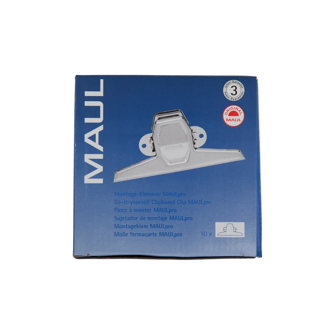 Papierklem MAUL Pro 125mm zilver