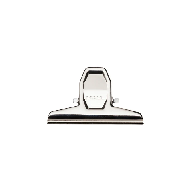 Papierklem MAUL Pro 75mm capaciteit 20mm zilver 2 stuks