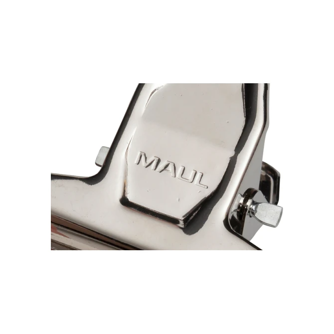 Papierklem MAUL Pro 75mm capaciteit 20mm zilver 2 stuks