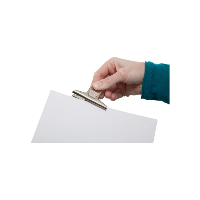 Papierklem MAUL Pro 75mm capaciteit 20mm zilver 2 stuks