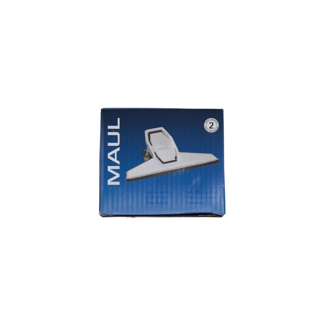 Papierklem MAUL Pro 75mm capaciteit 20mm zilver
