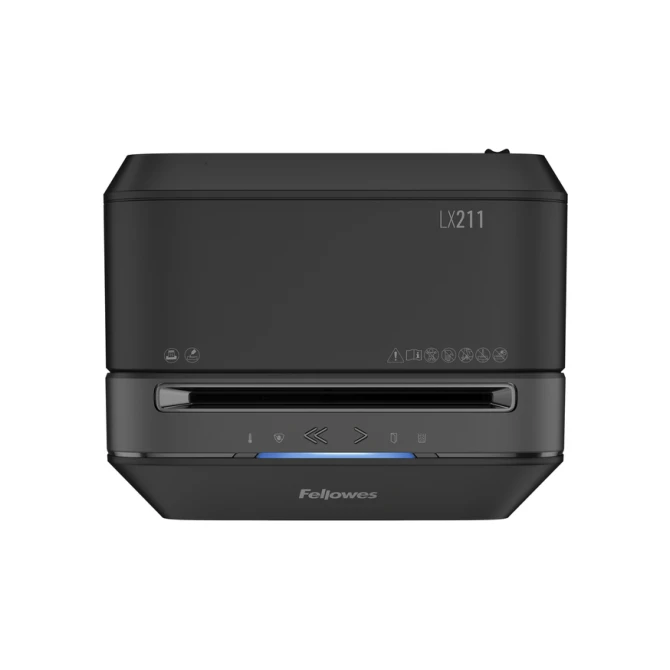 Papiervernietiger Fellowes Powershred LX211 snippers 2x12mm zwart