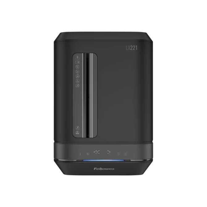 Papiervernietiger Fellowes Powershred LX221 snippers 2x12mm zwart